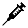 Nadel mit einfarbiger F�llung